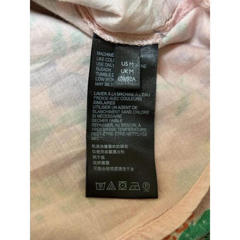 Urban Outfitters Pink Graphic Design Mini Dress Sz M